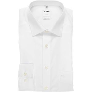 OLYMP Luxor Comfort Fit Overhemd ML6 (vanaf 68 CM) wit