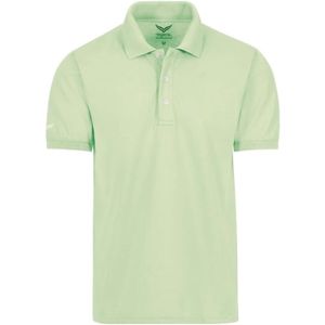 TRIGEMA Comfort Fit Polo shirt Korte mouw lichtgroen