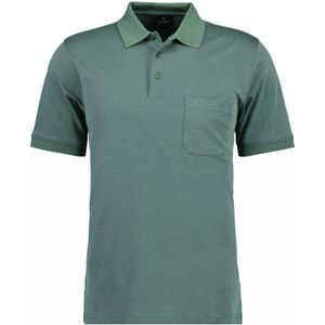 RAGMAN Softknit Polo shirt Korte mouw riet