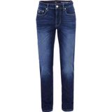 Fynch-Hatton - Jeans - Donkerblauw - 94% Katoen / 5% Elastomultiester / 1% Elastaan