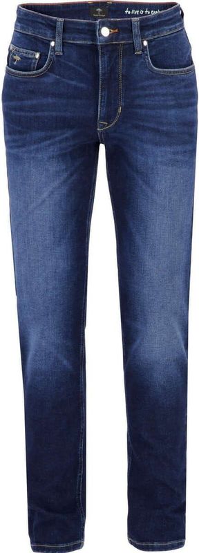 Fynch-Hatton - Jeans - Donkerblauw - 94% Katoen / 5% Elastomultiester / 1% Elastaan