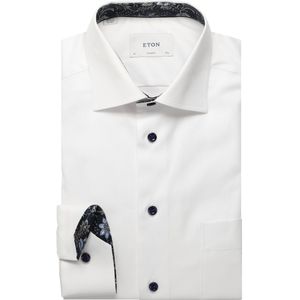 ETON Overhemd wit, Effen