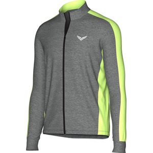 TRIGEMA Jas grijs/geel, Effen