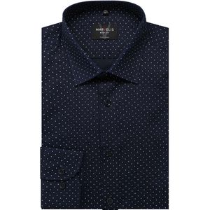 Marvelis Overhemd marine, Bedrukt