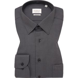 ETERNA Overhemd antraciet, Gestructureerd