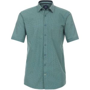 Redmond Casual Regular Fit Overhemd Korte mouw blauw/groen