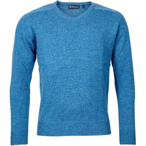 Baileys Pullover - Blauw V-Neck 420011/630 van 100% Lamswol