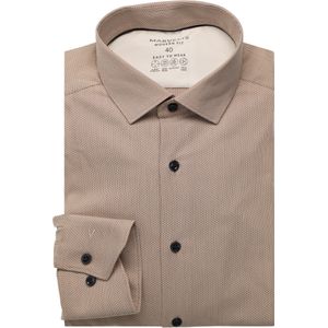 Marvelis Performance Overhemd natuurlijk, Faux-uni