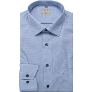 Marvelis Overhemd blauw, Vichy ruit