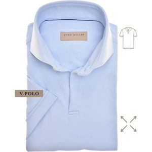John Miller - Polo Shirt - Blauw - Korte Mouw