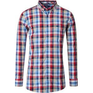 Redmond Casual Overhemd rood, Ruit