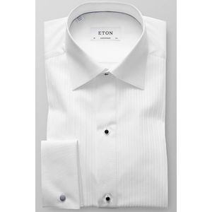 ETON Contemporary Fit Gala shirt wit, Effen