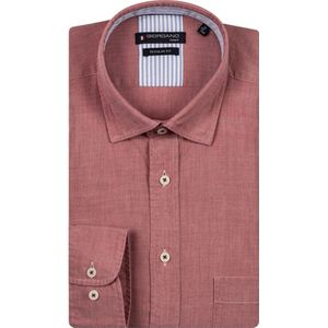 Giordano Overhemd rood, Effen