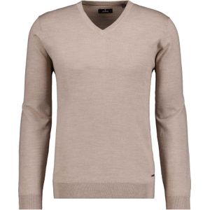 RAGMAN Trui V-halsbeige, Effen
