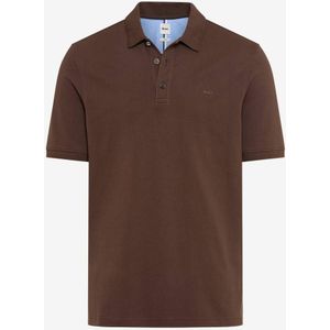Brax pete Polo shirt Korte mouw chocolate