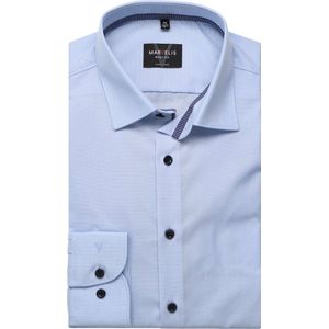 Marvelis Overhemd rook blauw, Effen