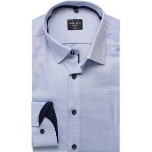 Marvelis Overhemd blauw, Faux-uni