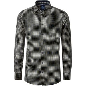 Redmond Overhemd geel, Bedrukt