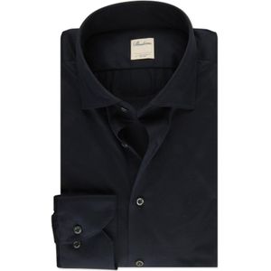 Stenströms Jersey shirt donkerblauw, Effen