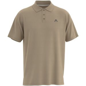 Alberto Polo shirt Korte mouw beige