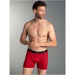 TRIGEMA Boxershorts rood, Effen