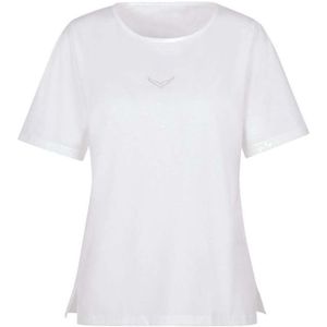 TRIGEMA Comfort Fit Dames T-shirt wit, Effen