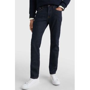 Tommy Hilfiger Denton Straight Fit Jeans donkerblauw, Effen