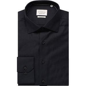 ETERNA Overhemd antraciet, Gestructureerd