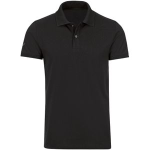 TRIGEMA Polo shirt Korte mouw zwart