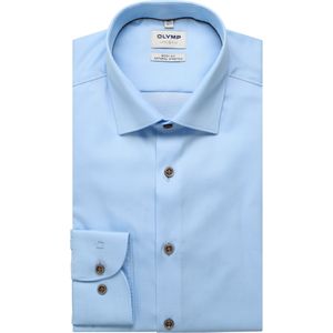 OLYMP Level Five Overhemd blauw, Faux-uni
