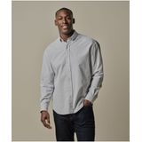 Profuomo Overhemd blauw, Gestreept