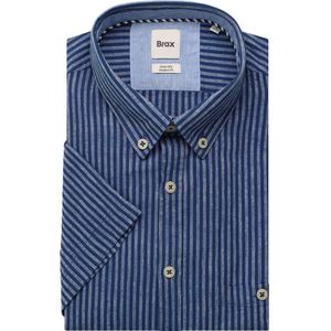 Brax Linnen Overhemd koninklijk, Gestreept