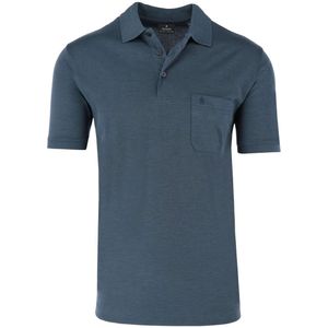 RAGMAN Regular Fit Polo shirt Korte mouw azuurblauw