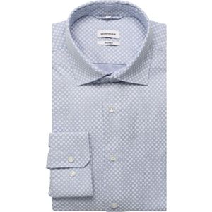 Seidensticker Overhemd blauw, Motief