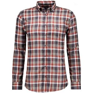 RAGMAN Overhemd rood/blauw, Ruit