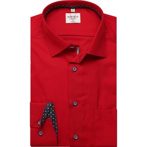 Marvelis Overhemd rood, Effen