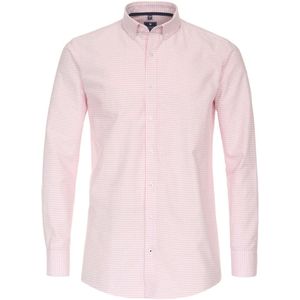 Redmond Casual Overhemd roze/wit, Ruit