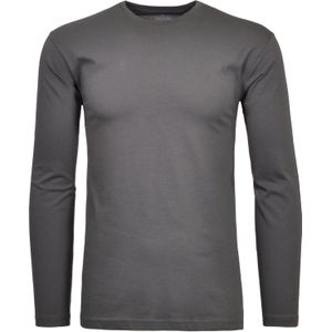 RAGMAN Longsleeve donkergrijs, Effen