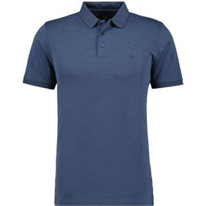 RAGMAN Softknit Polo shirt Korte mouw azuurblauw