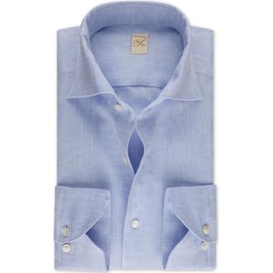 Stenströms 1899 Linnen Overhemd lichtblauw, Effen