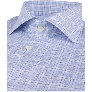 Stenströms Overhemd blauw, Ruit