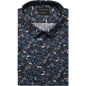 Jupiter Overhemd middenblauw, Motief
