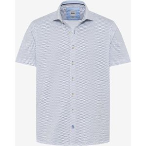 Brax Jersey shirt lichtblauw, Motief