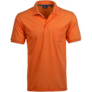 RAGMAN Soft Knit Regular Fit Polo shirt Korte mouw terra