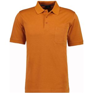 RAGMAN Softknit Polo shirt Korte mouw terra