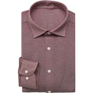 Marvelis Modern Fit Jersey shirt donkerrood, Gestructureerd