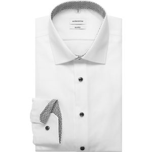 Seidensticker Overhemd wit, Effen