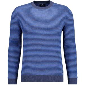 RAGMAN - Trui - Marineblauw - Ronde Hals - Lange Mouwen - 100% Katoen