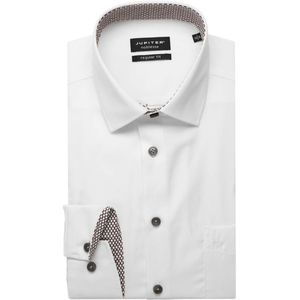 Jupiter Overhemd wit, Effen