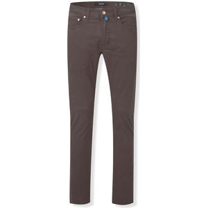 Pierre Cardin Lyon Tapered Fit Broek asfalt, Effen